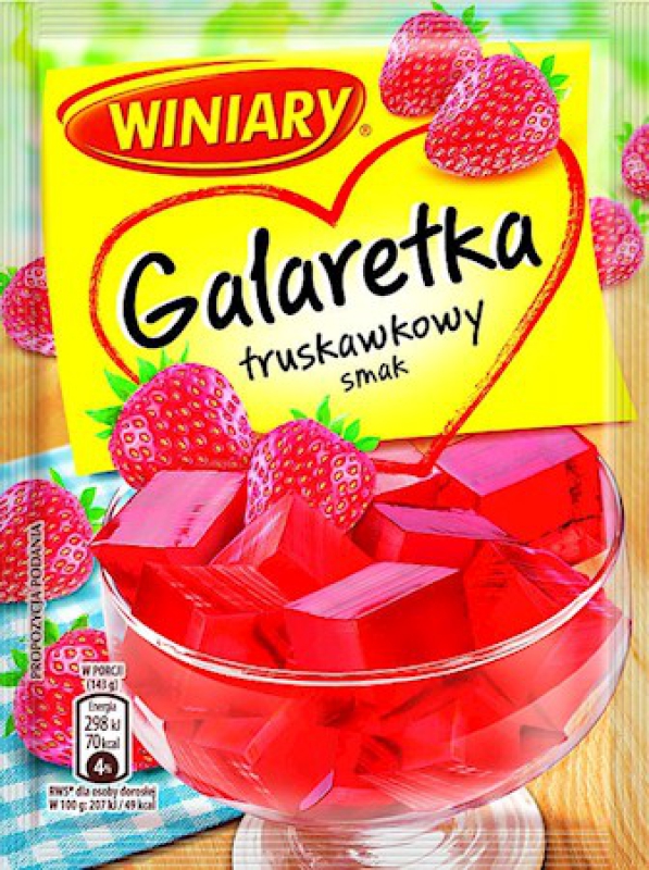 Gelee/Galaretka "Winiary" mit Erdbeergeschmack